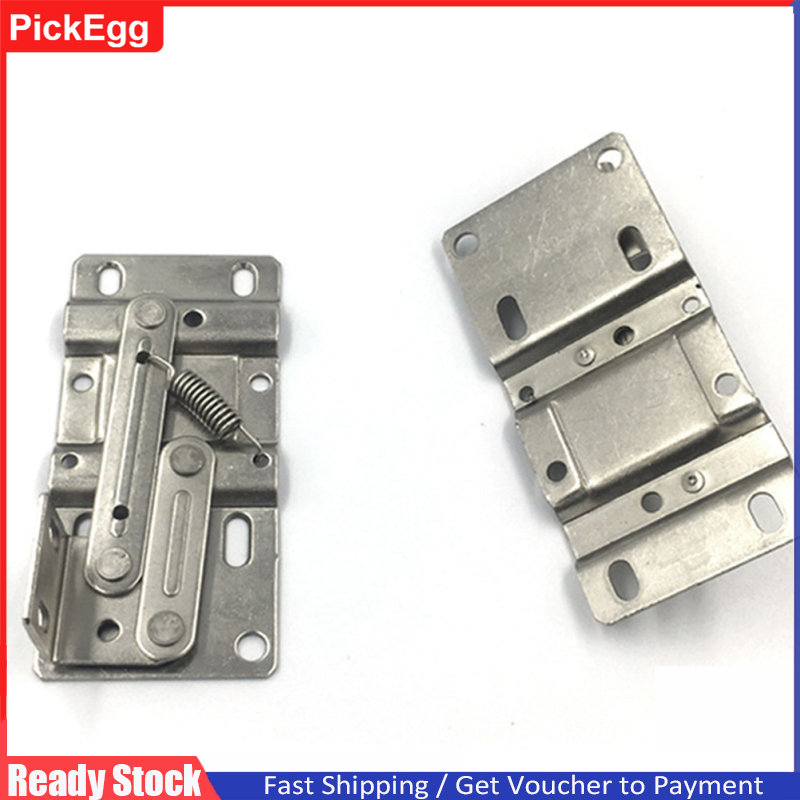 Pickegg Ready Stock 4 Pcs Spring Hinge Cabinet Hinges For Sink Base Tip Out Trays Installation 2078