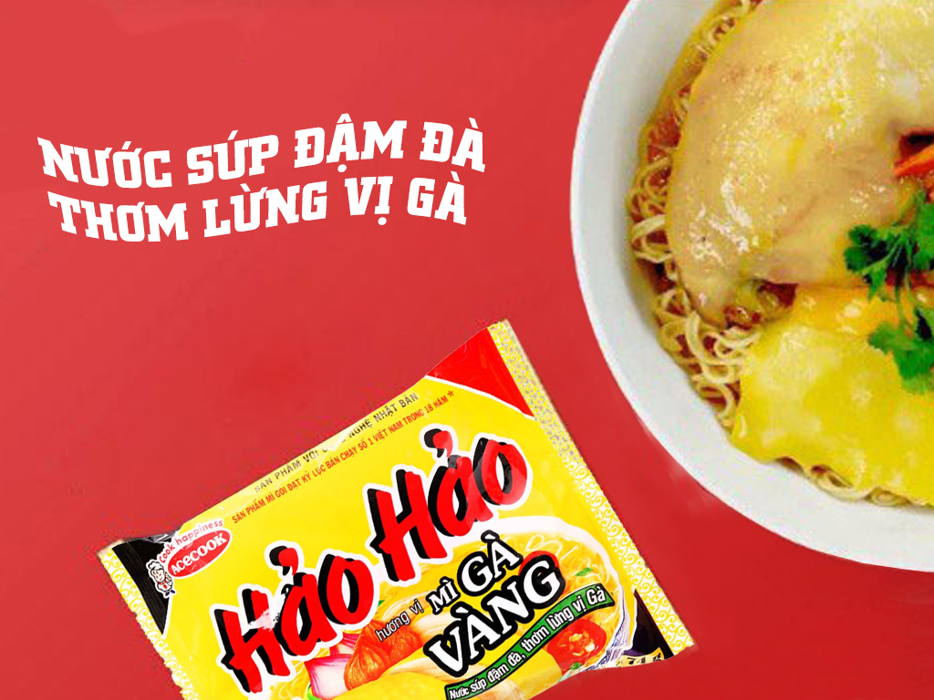 Mì Hảo Hảo Gà Vàng Gói 74g