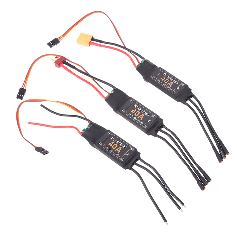 KIMISS 40A Brushless ESC Speed Controller 5V/3A Output For RC Drone Airplanes Accessory Brushless Esc 40A Speed Controller Motor 40 Amp With Rc Parts And Acces