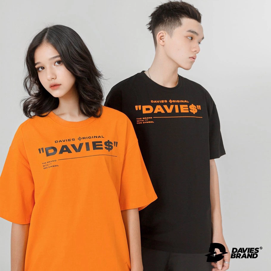 Áo thun Davies nam nữ DSW Tee Focus-Black