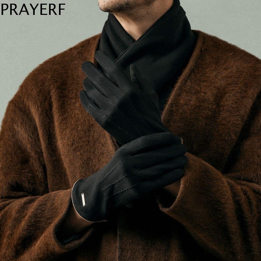 Thicken%20Men%20Full%20Finger%20Mittens%20Warm%20Touch%20Screen%20Man%20Suede%20Gloves%20Comfortable%20Ski%20Mittens%20Five%20Finger%20Driving%20Gloves%20Men%20-%20Image%203