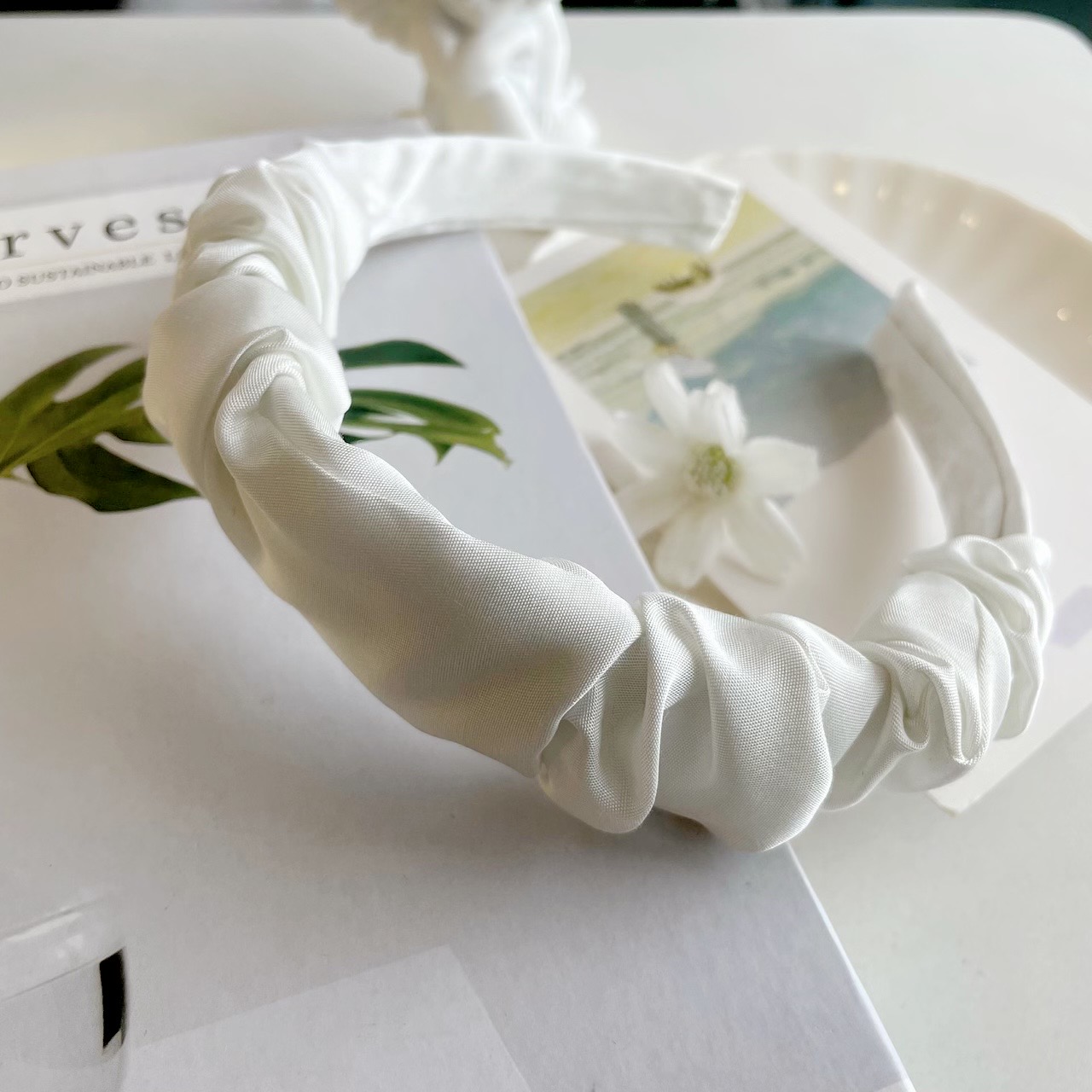 Cài tóc Satin headband Hàn Quốc KOREA