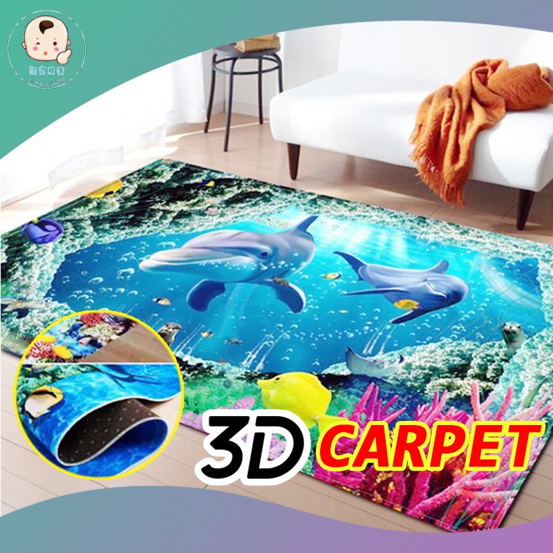 Creative 3D Printing Flower Garden Corridor Rugs Carpets for Bedroom Rug Living 