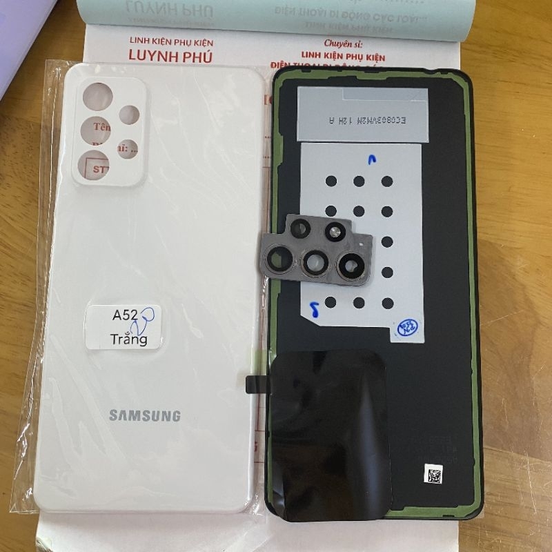 Nắp lưng samsung A52 A52S có kính camera,cụm kính camera samsung A52 a52s