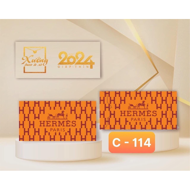 Xấp 10 bao lì xì thương hiệu sang chảnh, bao lì xì tết