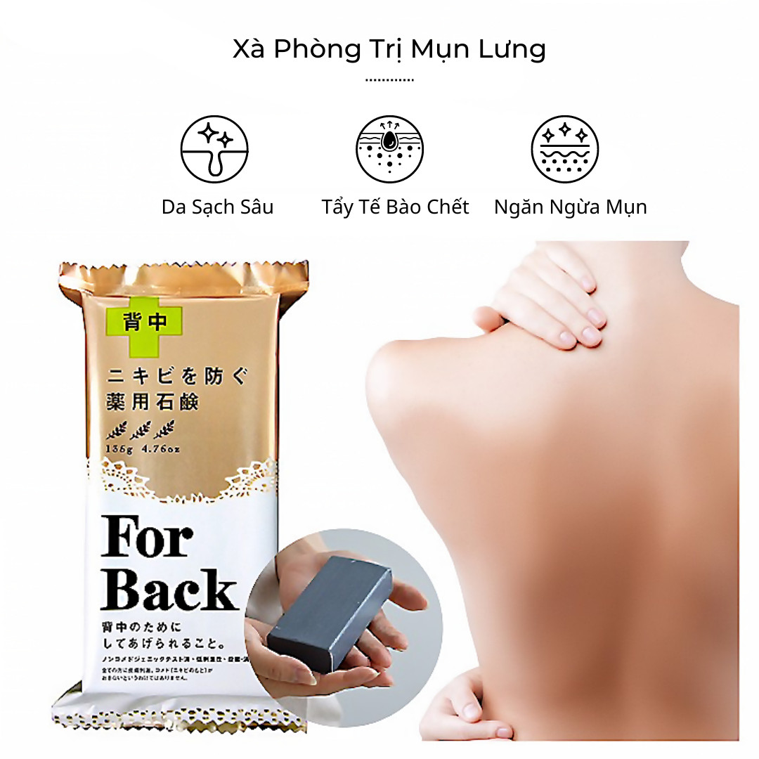 Xà Phòng Lưng Pelican For Back Medicated Soap (135g)