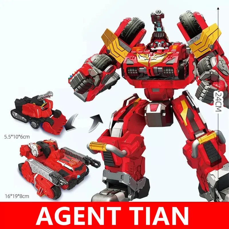 TOBOT　ストームジョー/タイタンセイバー　中国版 Original New Tobot GRAND CHAMPION Transform Combined Robot