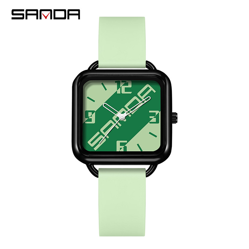 SANDA Youth Student Couple Simple Trendy Multi Color Waterproof Men's Watch SD3261-3.