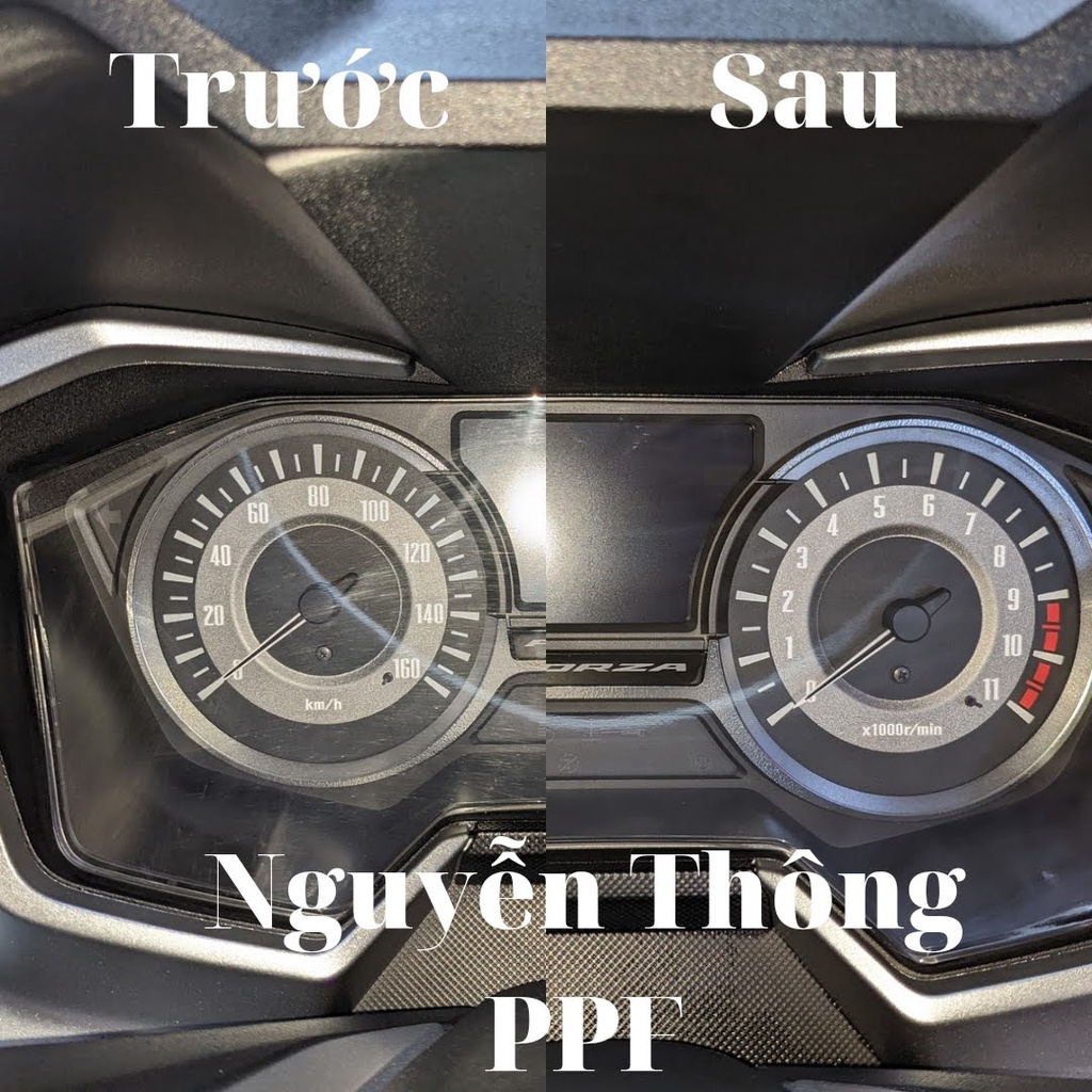 PPF Scoopy miếng dán bảo vệ mặt đồng hồ xe Honda Scoopy.