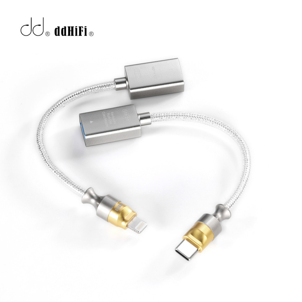 DD DdHiFi TC07F/MFi07F USB-C To USB-A OTG Decoding Cable USB 2.0 for Flash Disk, Keyboard,USB Player