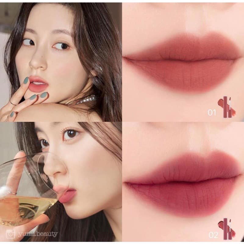 Son Romand Blur Fudge Tint 5g (son kem lì full 8 màu)
