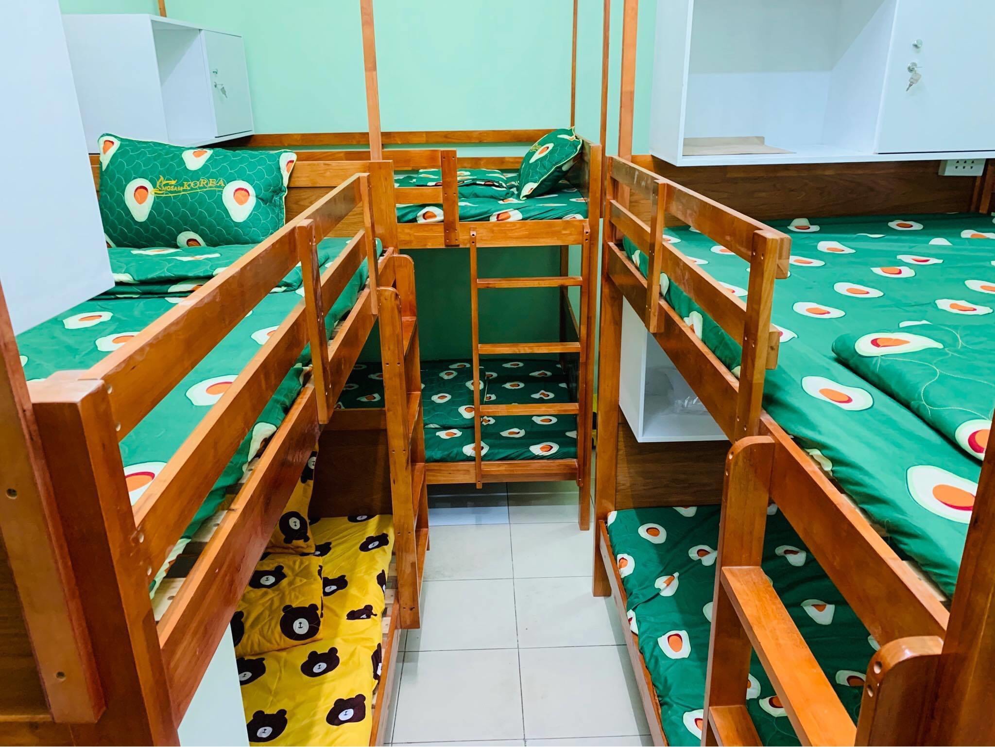 Giường Tầng Uni Gỗ Tự Nhiên - Vàng