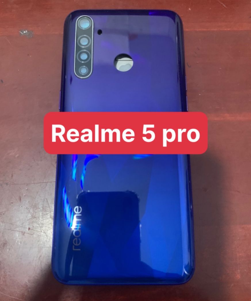 bộ vỏ xương Realme 5 pro / Realme Q ,kèm khay sim,phím,kính camera