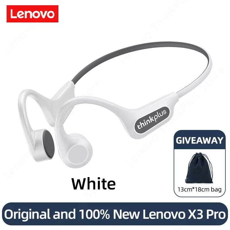Lenovo Bone Conduction Earphones X3 X4 X3 Pro Bluetooth Hifi Ear-Hook Wireless Headset With Mic Waterproof Earbud