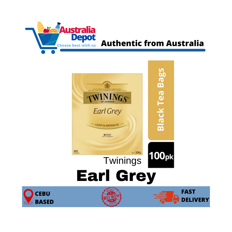 Twinings Earl Grey Tea Bags 100 Pack 200g Lazada PH