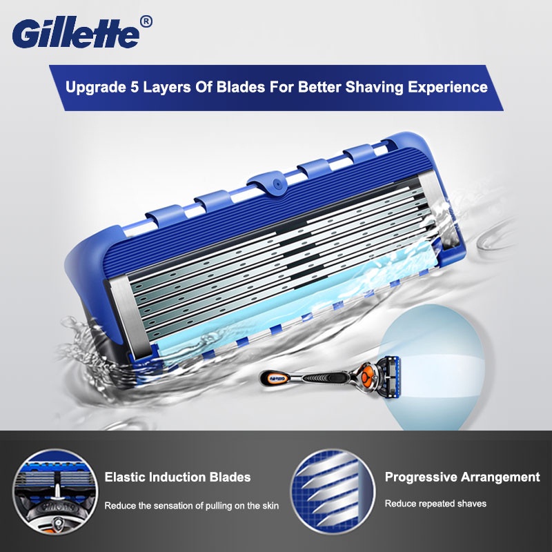 Dao Cạo 4 Lưỡi Dao 5 Lưỡi Gillette Fusion ProGlide