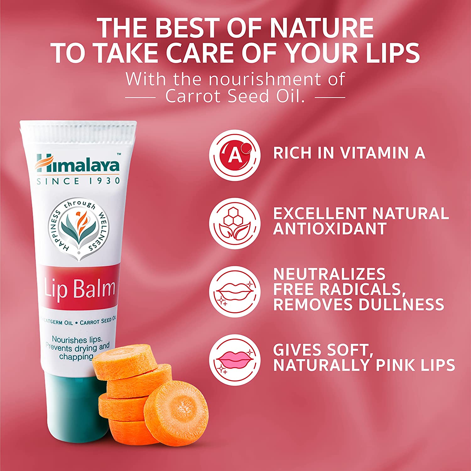 Himalaya Herbals Lip Balm หิมาลายา ลิปบาล์ม กลิ่นหอม บำรุงปากนุ่มชุ่ม ...