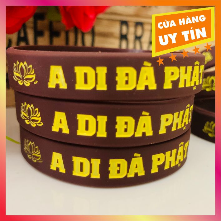 Vòng Tay Cao Su A DI ĐÀ PHẬT