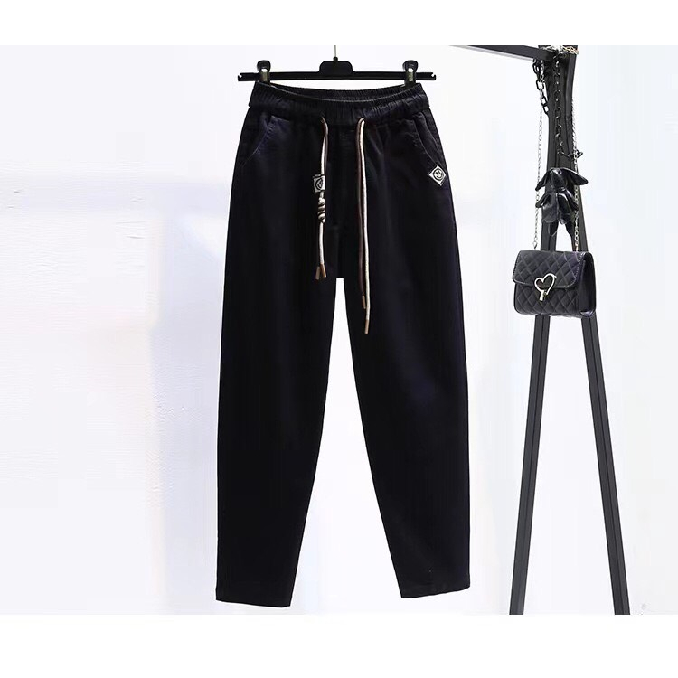 Quần baggy chất liệu kaki dày dặn , Quần kaki bigsize nữ đến 75kg co giãn 4 chiều thoải mái vận động
