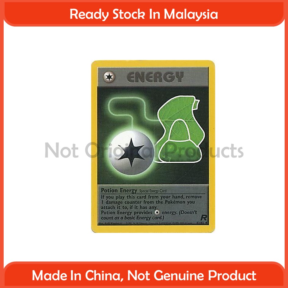 potion energy pokemon card Team Rocket Japanese Potion Energy Common