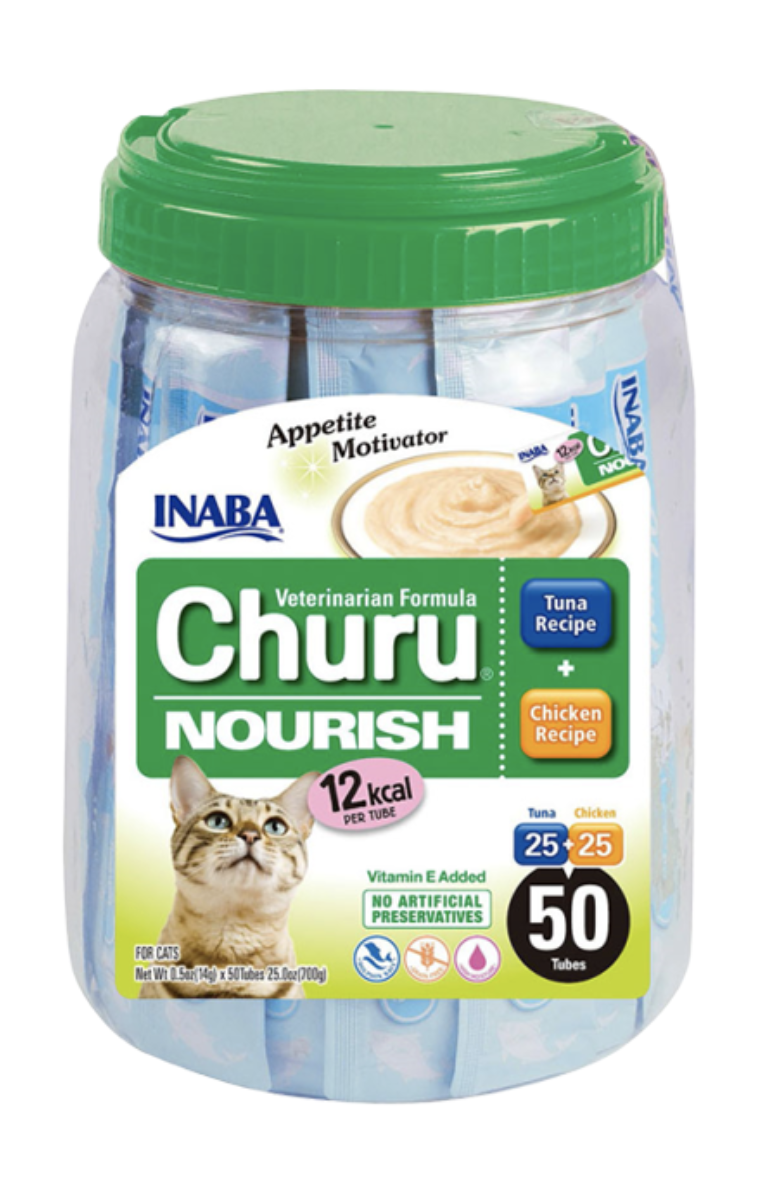 INABA Churu Veterinarian Formula Cat Treats Jars 14g x 50 Sticks