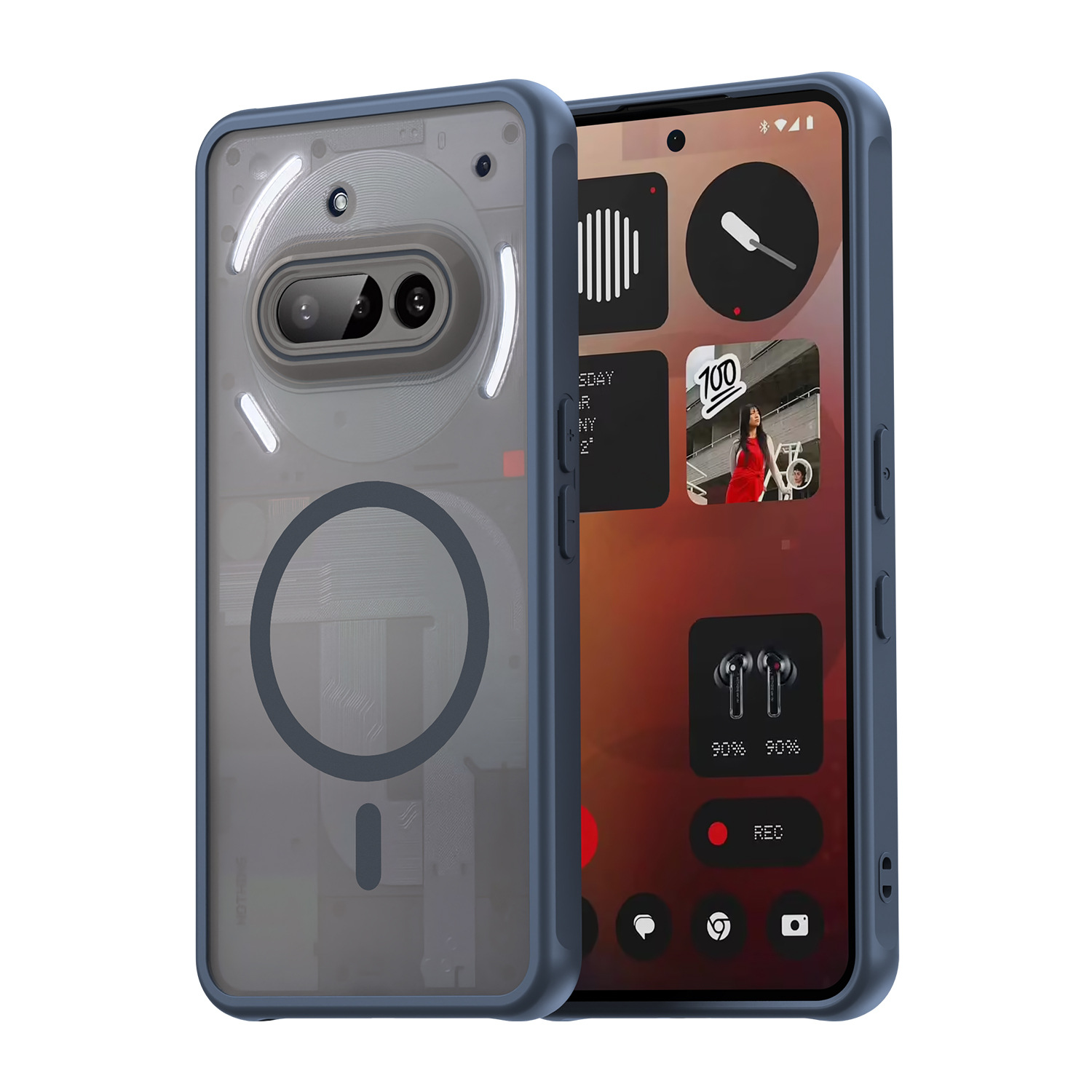 TheGiftKart Hybrid Shockproof Back Cover Case For Nothing Phone 3a Pro