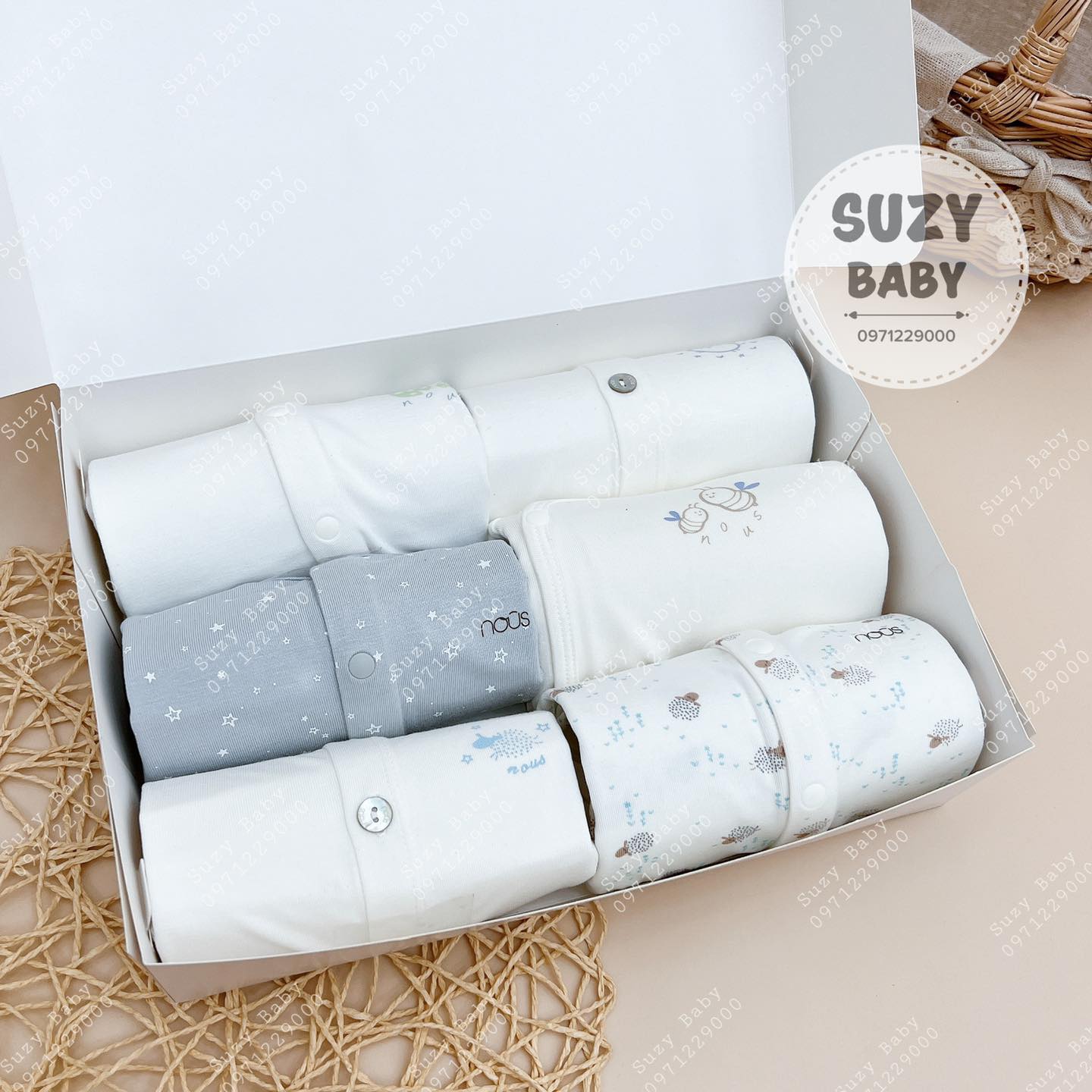 Set quà tặng cho bé sơ sinh Nous