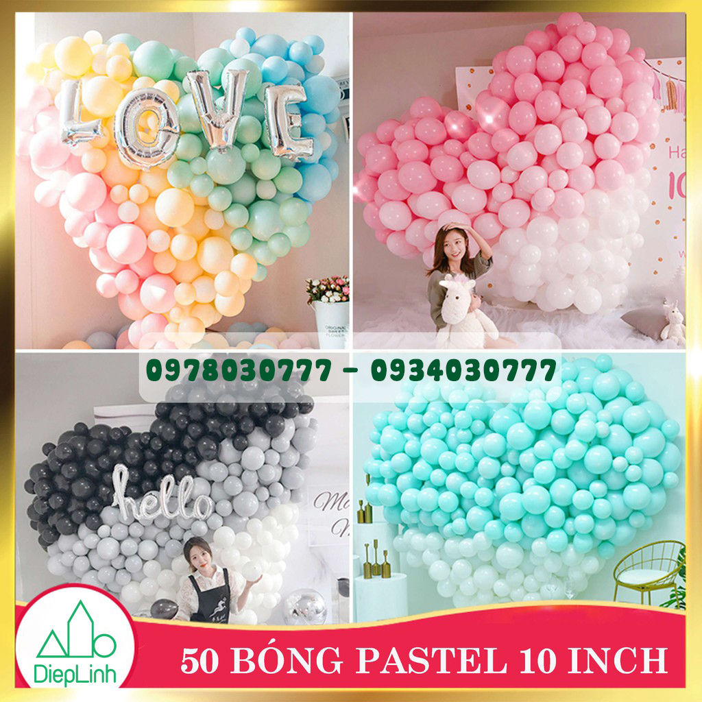 Set of 10 Pastel Balls - Macaron Balls (Size 25cm)