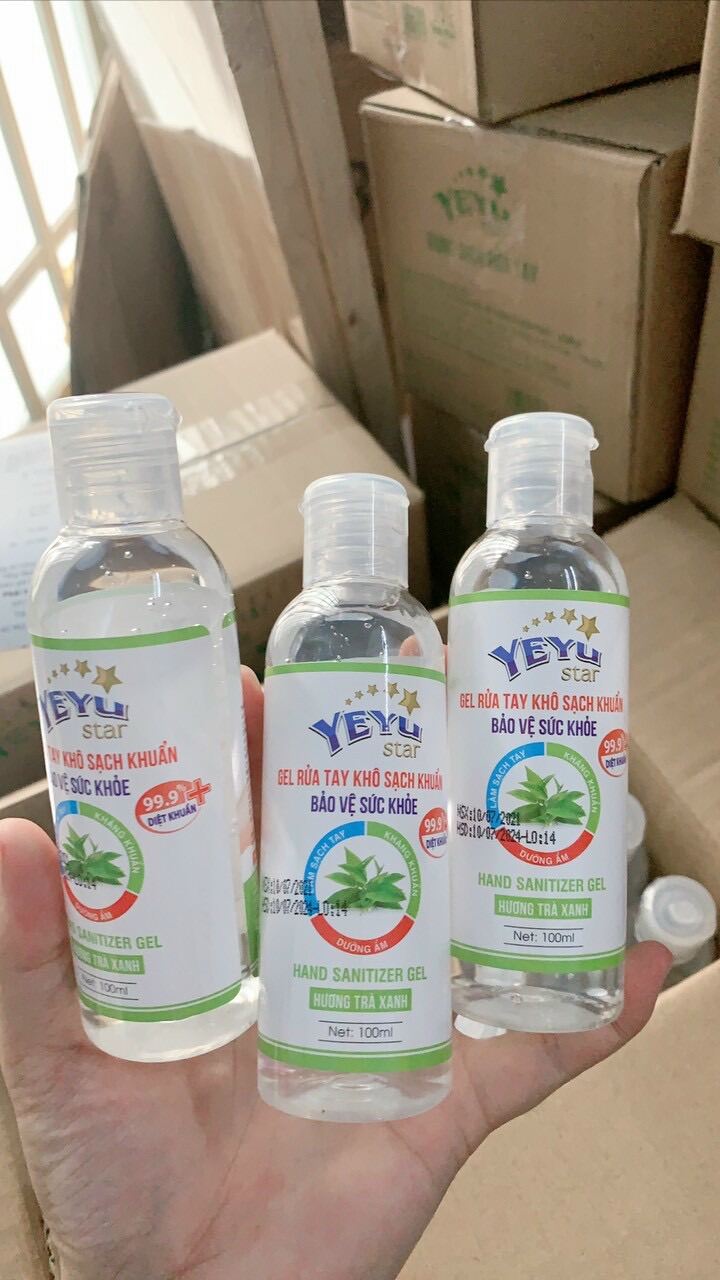 Nước rửa tay YEYU trà xanh 100ml