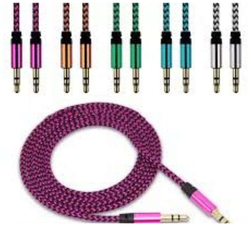 Jack 2 đầu 3.5 mm 4 khấc bọc dù 3 mét