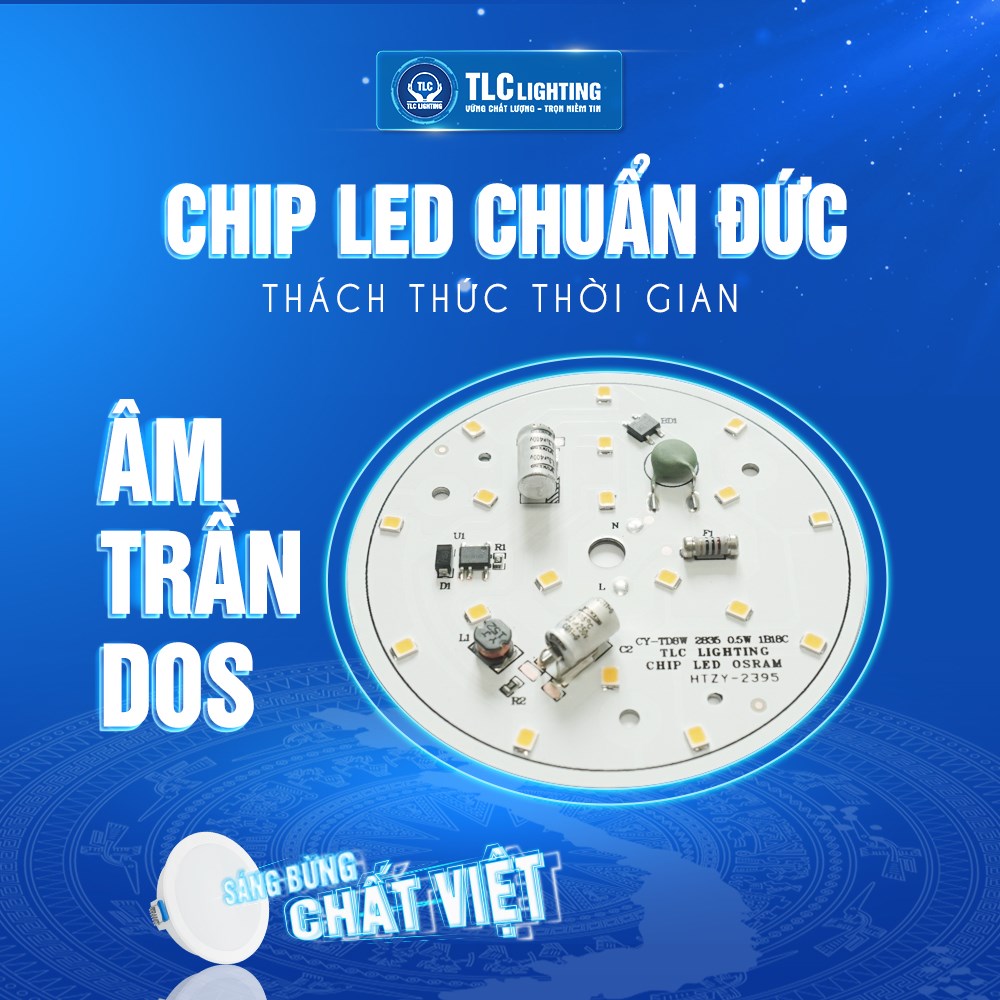 Đèn Led Âm Trần led downlight 3 chế độ màu 7w, 9w Cao cấp