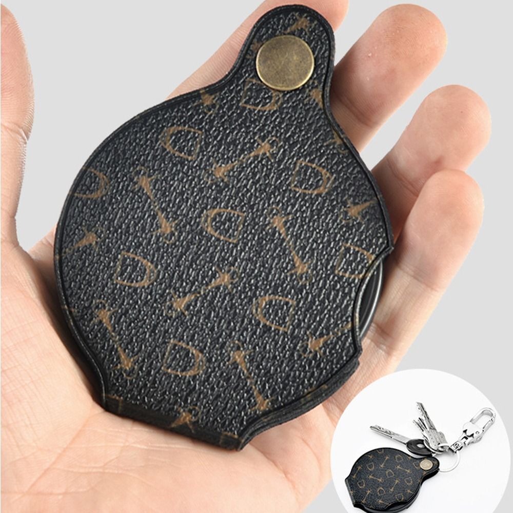 DAAJBA Có móc khóa Mini Di động Kính lúp trang sức Kính lúp Kính lúp bỏ túi Kính lúp đọc sách