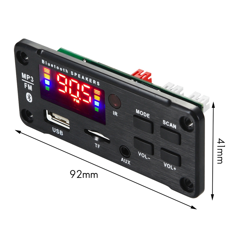 Amplifier 25Wx2 12V Mp3 Decoder Board Audio Module Bluetooth 5.0 Wireless Music Car Mp3 Player with Bluetooth