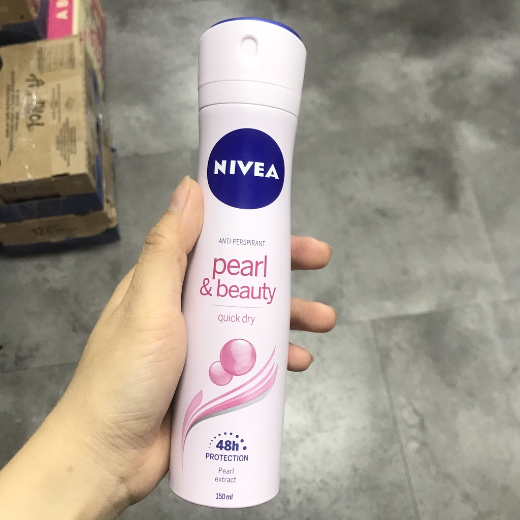 Sịt female deodorant Nivea 150ml spray deodorant underarm women Nivea spray bottle women underarm-pegastore