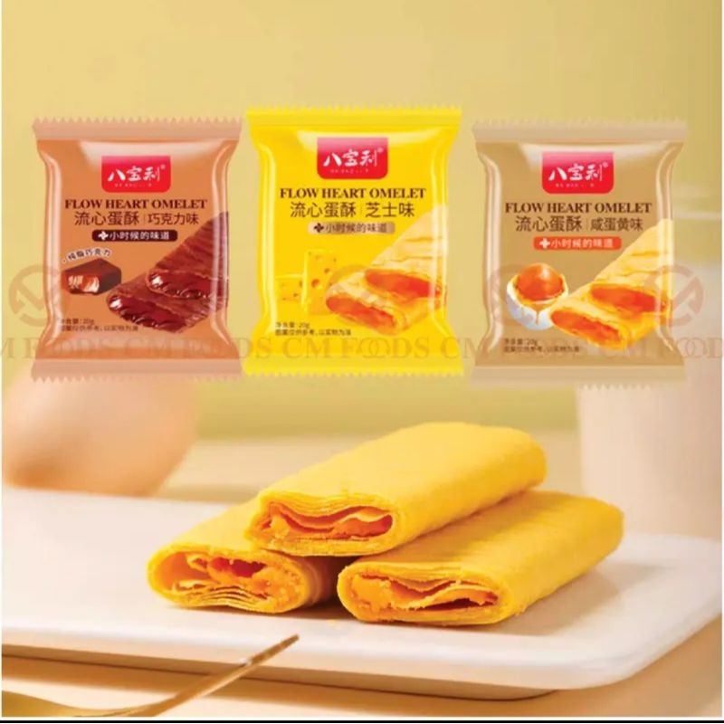 Bánh trứng cuộn nhân tan chảy