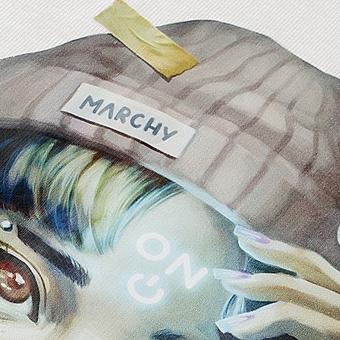 MARCHY - ON Tee - Áo thun cổ tròn dành cho nam nữ - Áo thun cơ bản, năng động