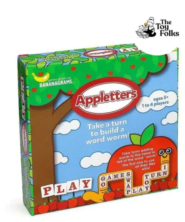 Bananagrams Appletters Word Worm Game For Kids Age 5