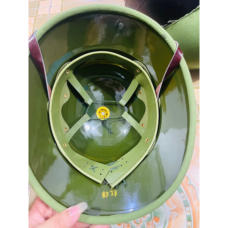 mũ cối tàu xanh truyền thống