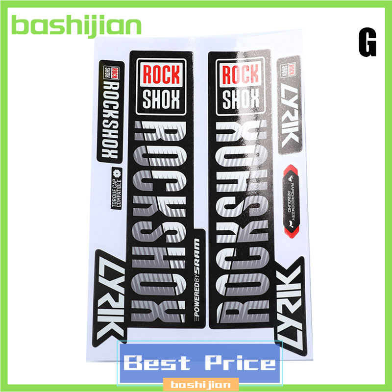 Bashijian Front Fork Sticker Mountain Bike Front Shock Absorber Change Sticker Waterproof