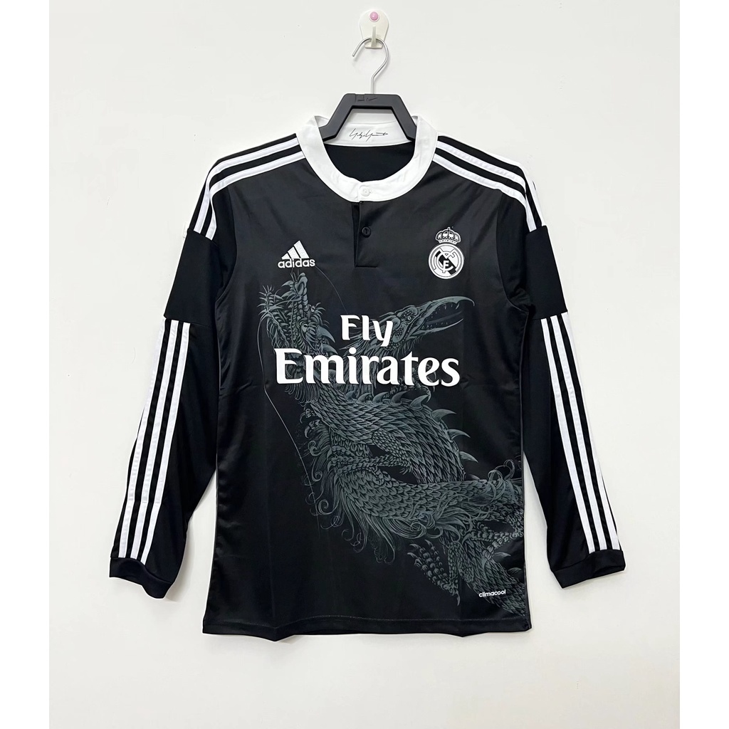 real madrid black jersey full sleeve