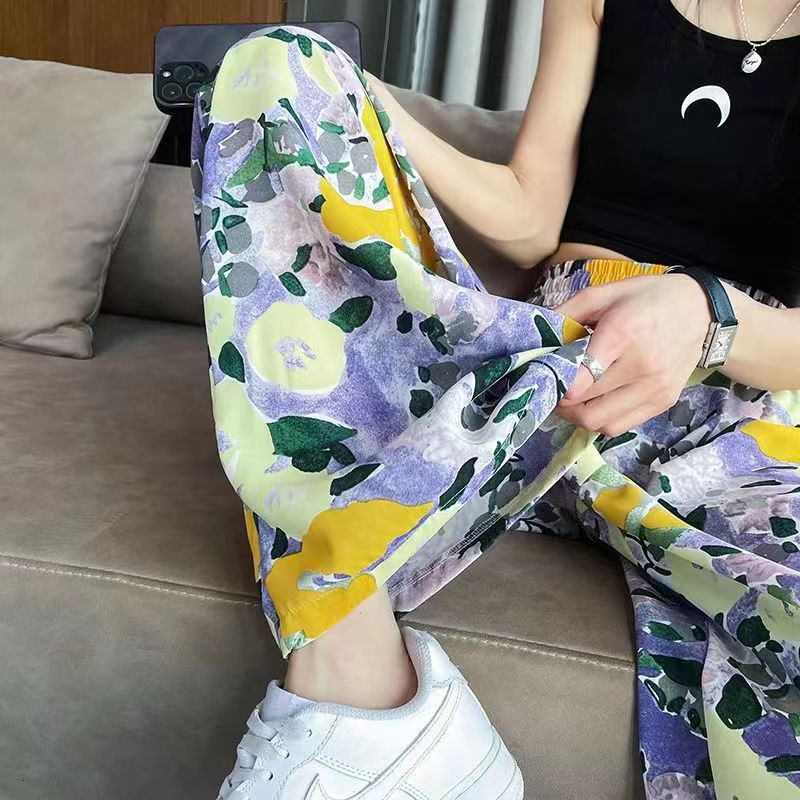Women's Wide Leg Pants Summer Thin Loose Pants
