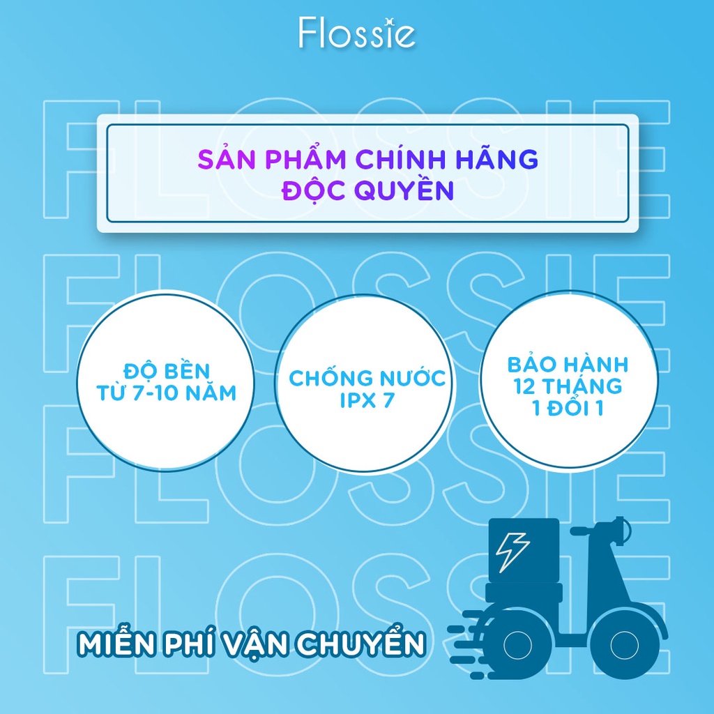Combo 2 vòi phun 2 chiều thay thế cho máy tăm nước Flossie