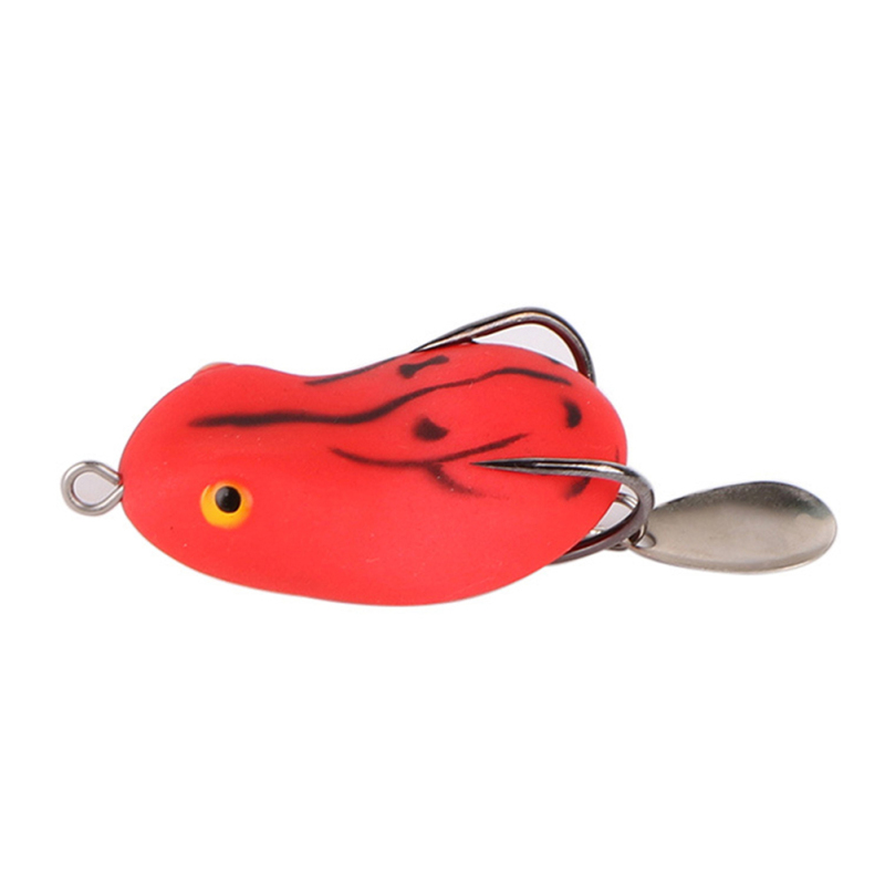12g/5cm Bionic Frog Fishing Bait Double Hook Thunder Frog Lure Bait Simulation Soft Bait