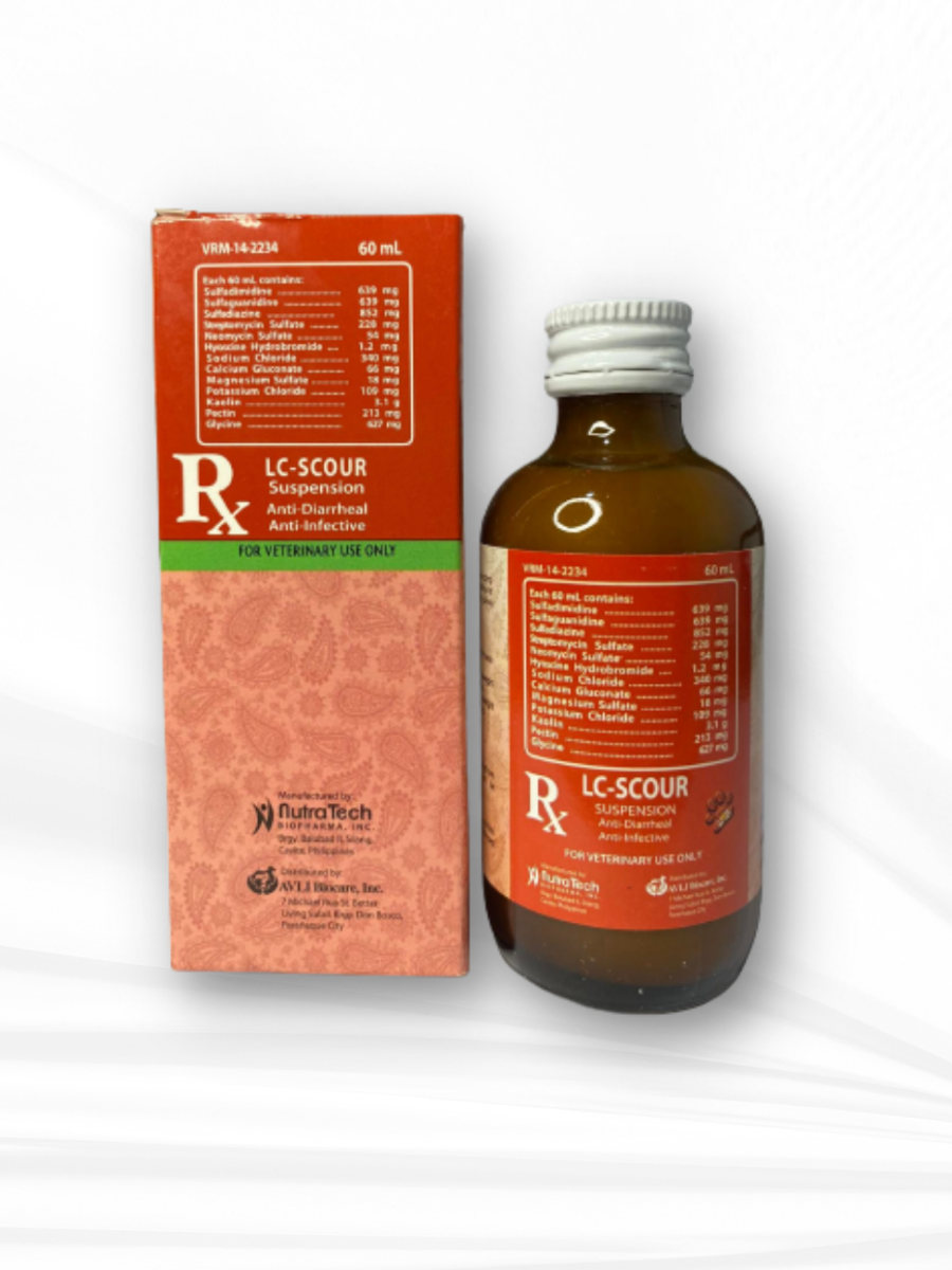 LC Scour 60ml Anti diarrhea, for electrolyte loss, reducing intestinal