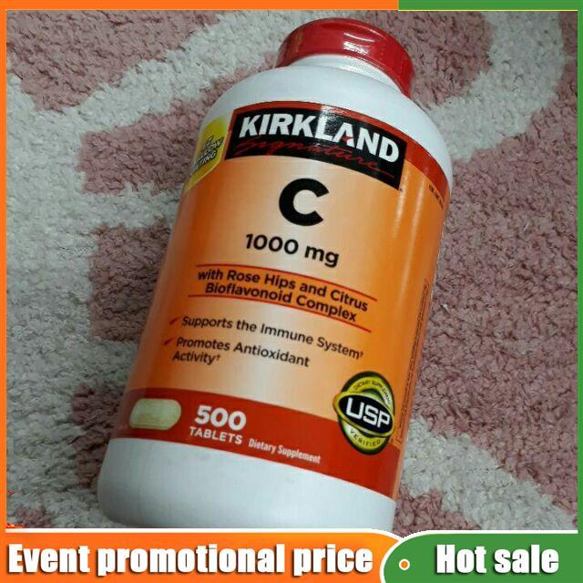 Kirkland VITAMIN C 1000mg 500TABLETS Lazada PH