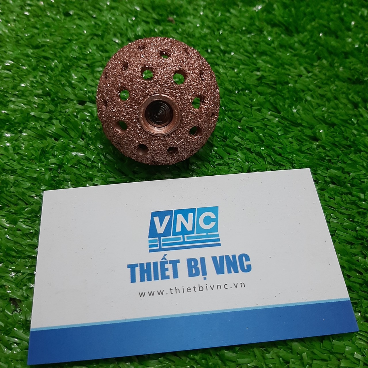 Đá mài phá mài vá săm lốp ô tô, đầu nấm 38mm, cốt tròn gắn máy 6mm
