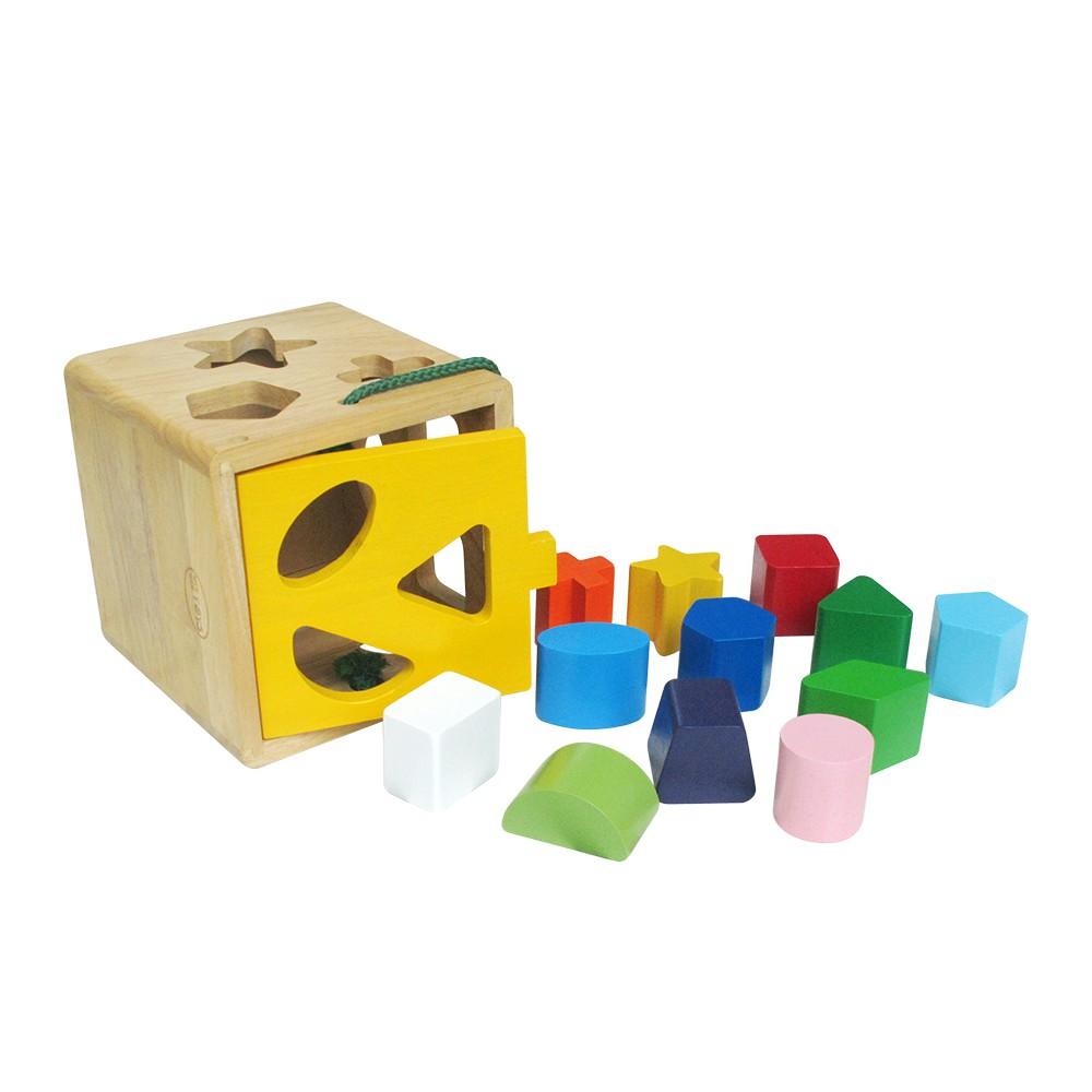 Đồ chơi gỗ Winwintoys Giỏ thả 12 khối