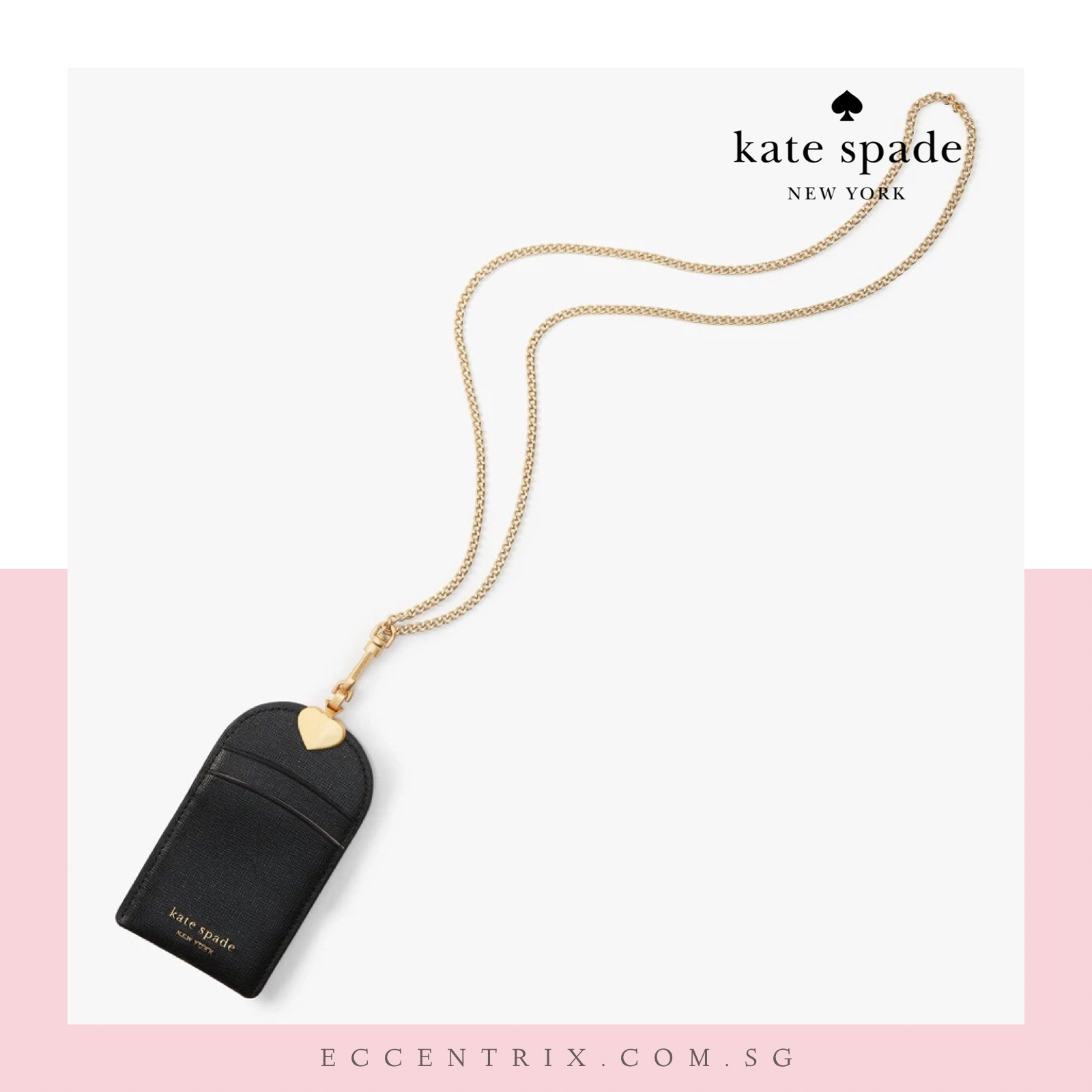 Kate Spade Spencer Lanyard Saffiano Leather | Lazada Singapore