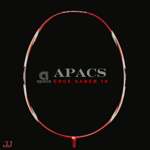Apacs Edge Saber 9 10 (MAX 38LBS) Badminton Racket Hi Tech