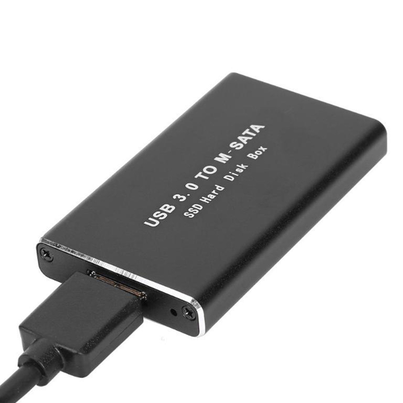 MSATA to USB 3.0 SSD Disk Box for 30x50mm 30x30mm MSATA SSD